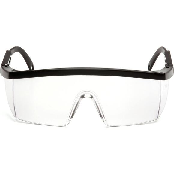 5 Pairs Pyramex SB410S Integra Safety Glasses Black Frame Clear Lens High Impact - Picture 1 of 7